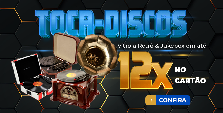 Mini Banner - Toca discos